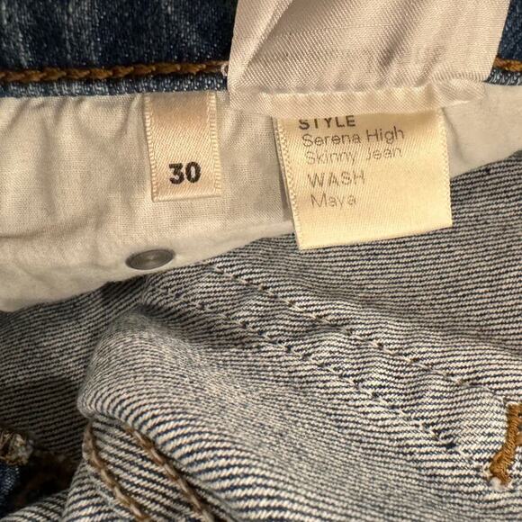 REFORMATION Serena High Waist Skinny Jeans In Maya Size 30 - Picture 8 of 10